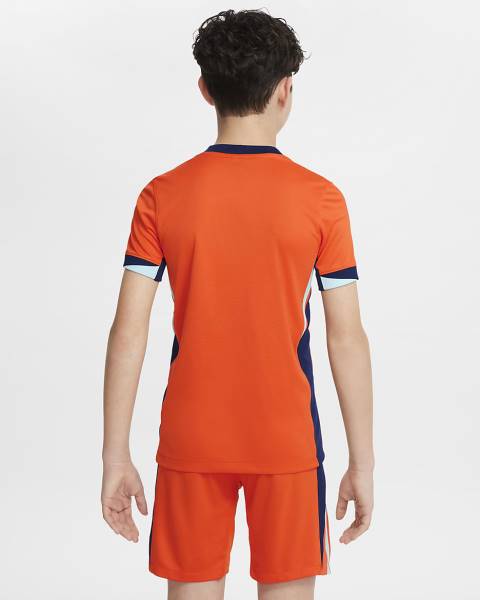 Jersey Netherlands 2024/25 Stadium Home Nike Football Kit Orange | Jersey-50