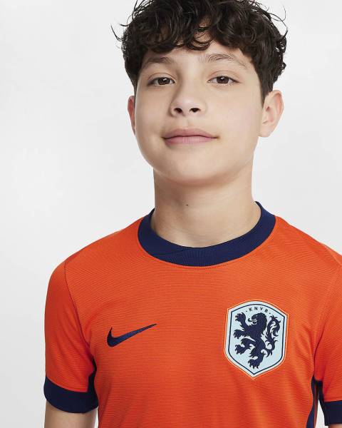 Jersey Netherlands 2024/25 Stadium Home Nike Football Kit Orange | Jersey-50