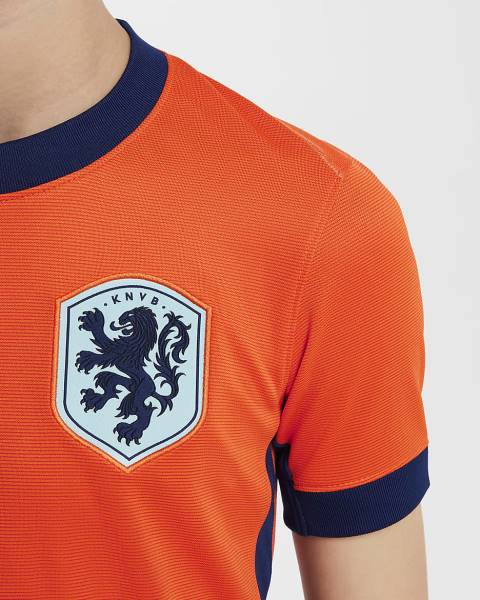 Jersey Netherlands 2024/25 Stadium Home Nike Football Kit Orange | Jersey-50