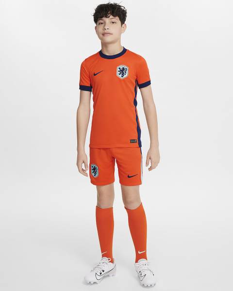 Jersey Netherlands 2024/25 Stadium Home Nike Football Kit Orange | Jersey-50