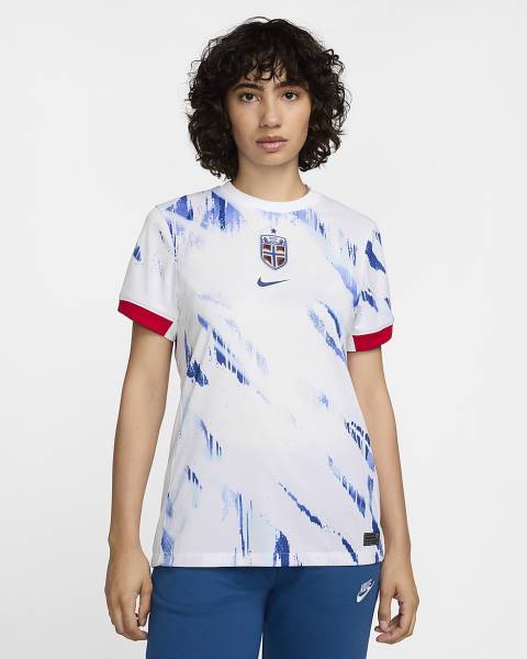 Jersey Norway 2024/25 Stadium Away Nike Football Kit White / Red | Jersey-59