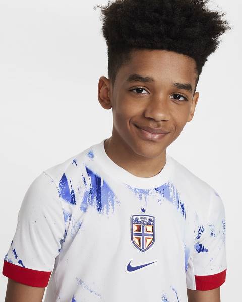 Jersey Norway 2024/25 Stadium Away Nike Football Kit White / Red | Jersey-60