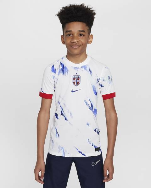 Jersey Norway 2024/25 Stadium Away Nike Football Kit White / Red | Jersey-60