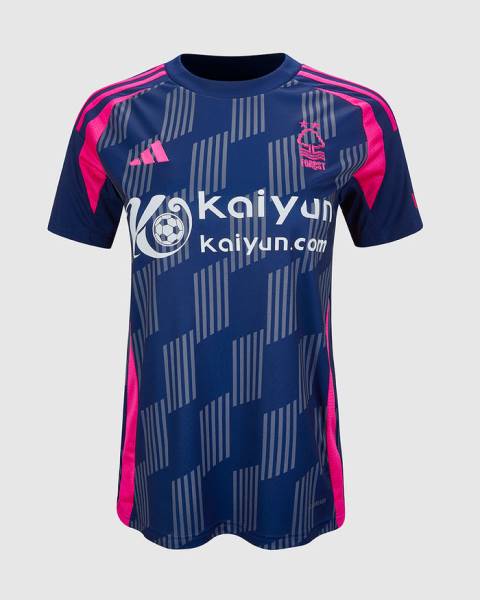 Jersey Nottingham Forest 2024/25 Away Adidas Football Kit Navy / Pink | Jersey-332