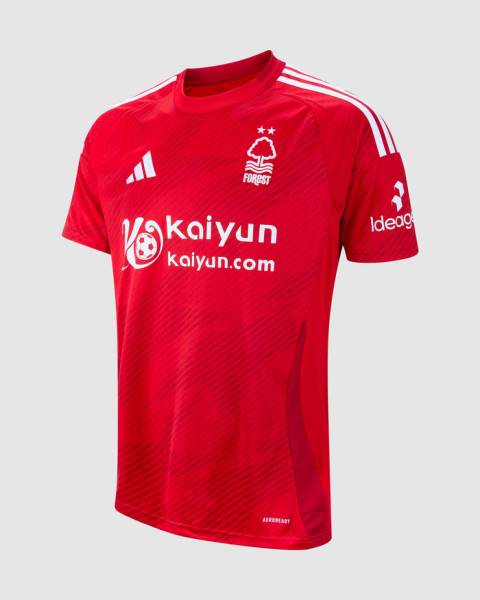 Jersey Nottingham Forest 2024/25 Home Adidas Football Kit Red | Jersey-328