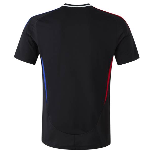 Jersey Olympique Lyonnais 2024/25 Away Adidas Football Kit Black / Blue / Red | Jersey-667