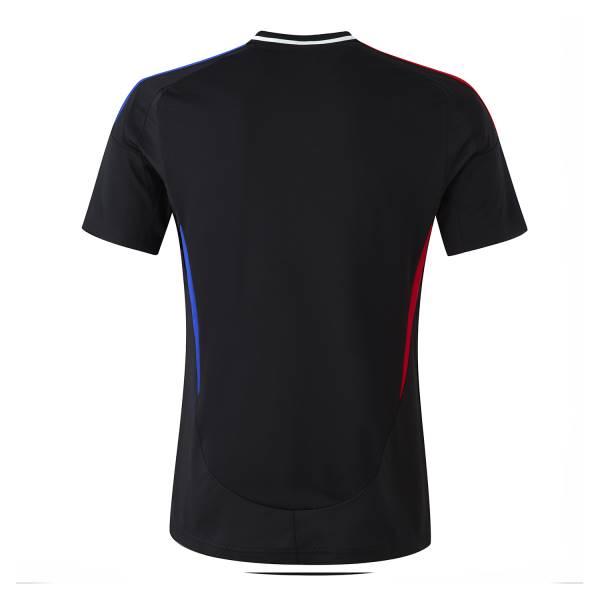 Jersey Olympique Lyonnais 2024/25 Away Adidas Football Kit Black / Blue / Red | Jersey-668