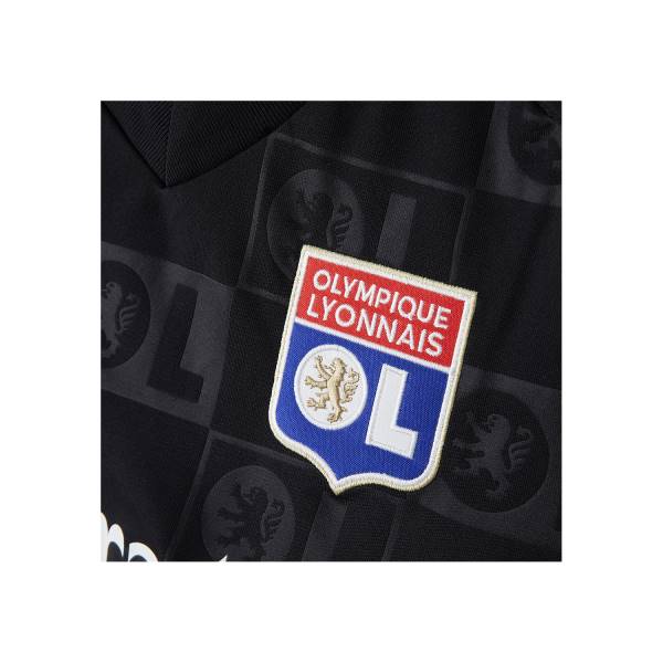 Jersey Olympique Lyonnais 2024/25 Away Adidas Football Kit Black / Blue / Red | Jersey-669