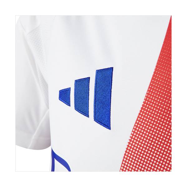 Jersey Olympique Lyonnais 2024/25 Home Adidas Football Kit White / Blue / Red | Jersey-664