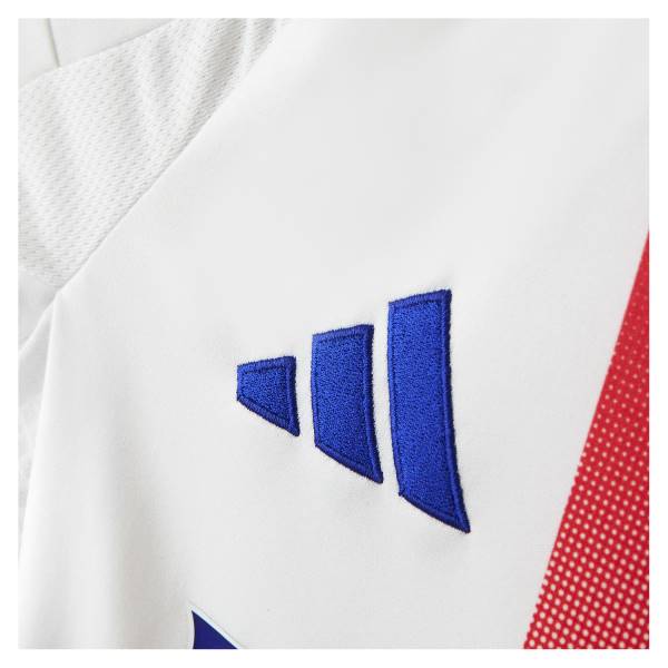 Jersey Olympique Lyonnais 2024/25 Home Adidas Football Kit White / Blue / Red | Jersey-666