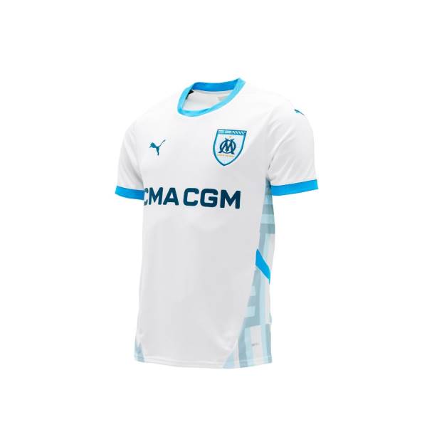 Jersey Olympique Marseille 2024/25 Home Puma Football Kit White / Blue | Jersey-670