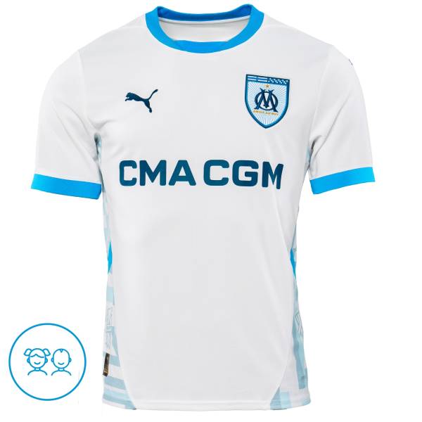 Jersey Olympique Marseille 2024/25 Home Puma Football Kit White / Blue | Jersey-672