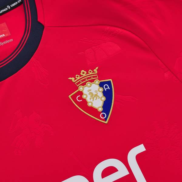 Jersey Osasuna 2024/25 Home Macron Football Kit Red | Jersey-373