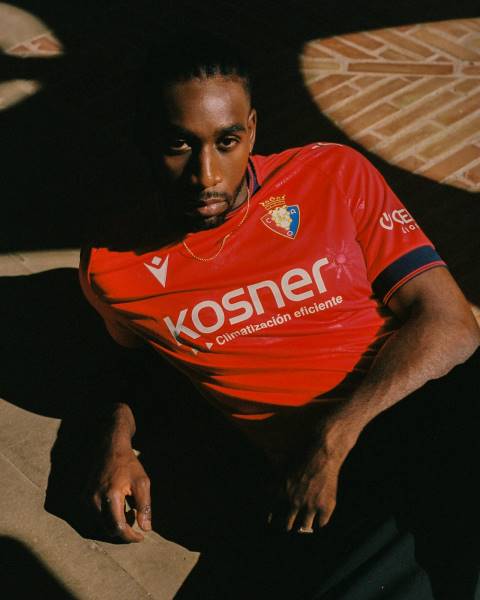 Jersey Osasuna 2024/25 Home Macron Football Kit Red | Jersey-373