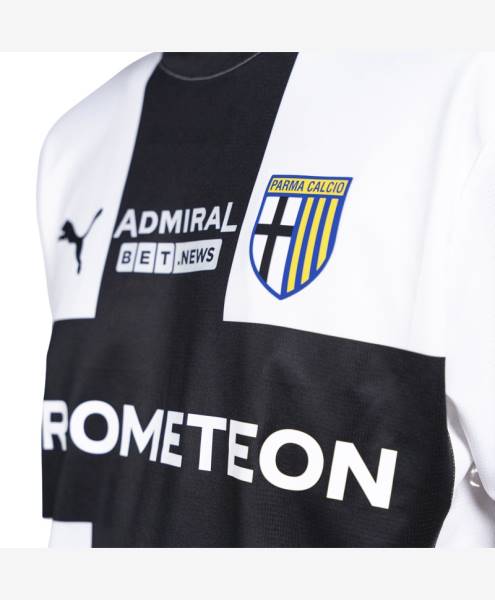 Jersey Parma Calcio 2024/25 Home Puma Football Kit White / Black | Jersey-522