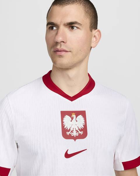 Jersey Poland 2024/25 Match Home Nike Football Kit White / Red | Jersey-61