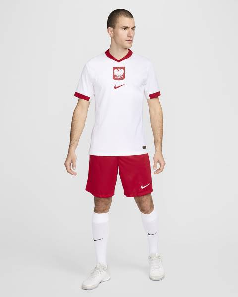 Jersey Poland 2024/25 Match Home Nike Football Kit White / Red | Jersey-61