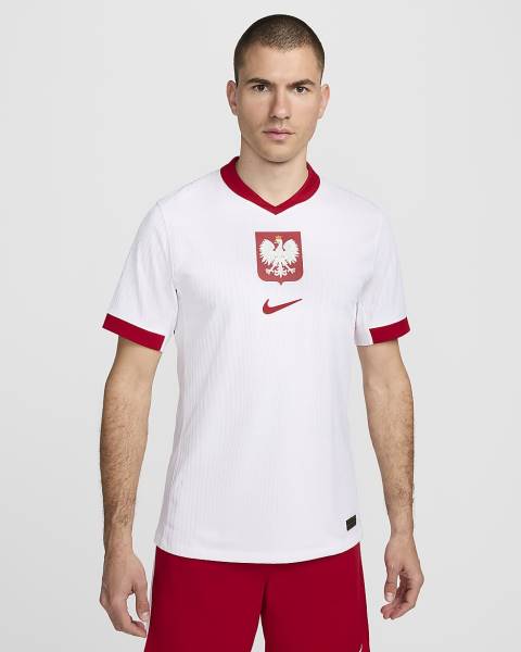 Jersey Poland 2024/25 Match Home Nike Football Kit White / Red | Jersey-61