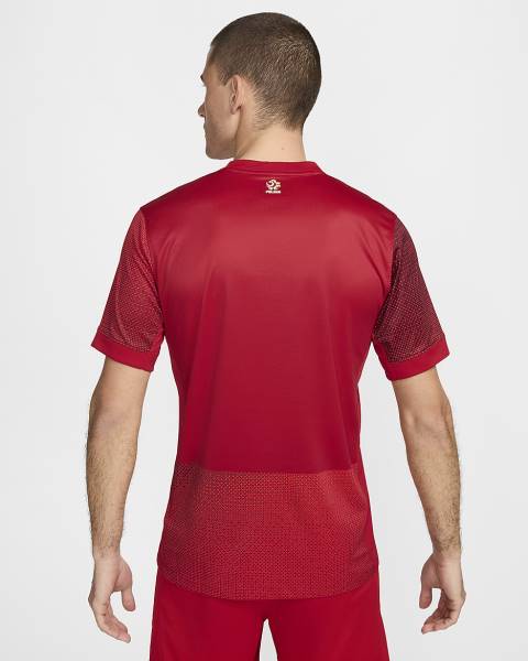 Jersey Poland 2024/25 Stadium Away Nike Football Kit Red | Jersey-65