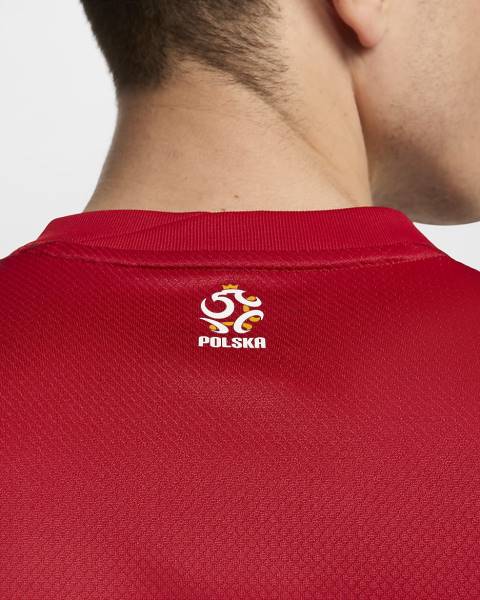 Jersey Poland 2024/25 Stadium Away Nike Football Kit Red | Jersey-65