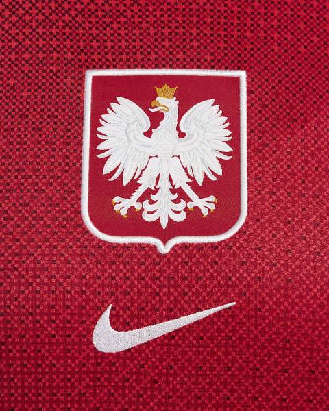 Jersey Poland 2024/25 Stadium Away Nike Football Kit Red | Jersey-66