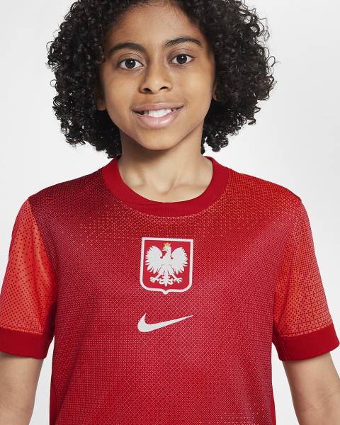 Jersey Poland 2024/25 Stadium Away Nike Football Kit Red | Jersey-67