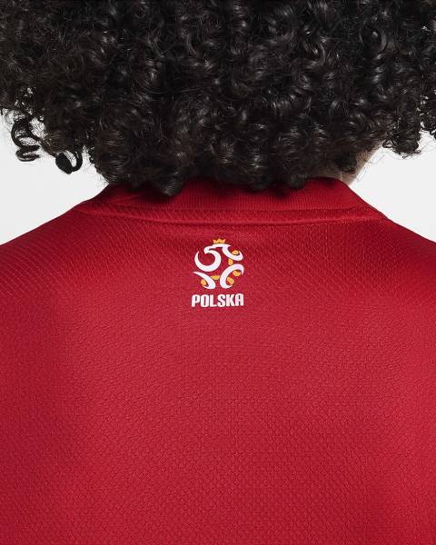 Jersey Poland 2024/25 Stadium Away Nike Football Kit Red | Jersey-67