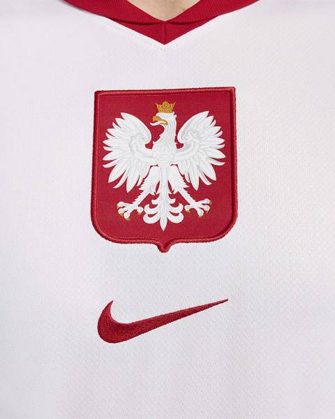 Jersey Poland 2024/25 Stadium Home Nike Football Kit White / Red | Jersey-62