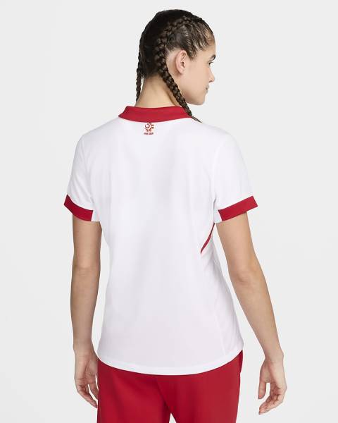 Jersey Poland 2024/25 Stadium Home Nike Football Kit White / Red | Jersey-63