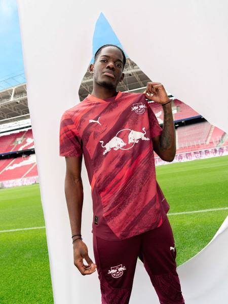 Jersey RB Leipzig 2024/25 Away Puma Football Kit Red | Jersey-561