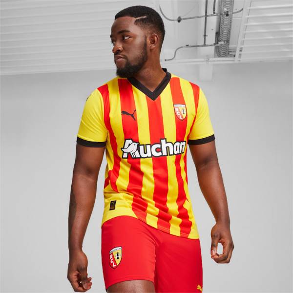 Jersey RC Lens 2024/25 Home Puma Football Kit Yellow / Red | Jersey-656