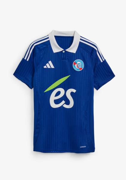 Jersey RC Strasbourg 2024/25 Home Adidas Football Kit Blue / White | Jersey-714