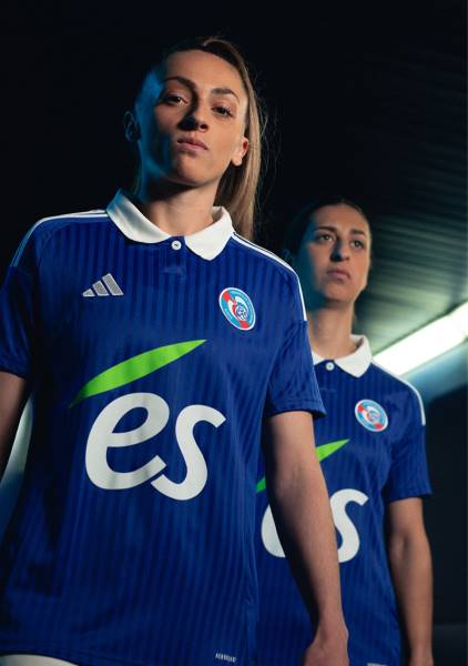 Jersey RC Strasbourg 2024/25 Home Adidas Football Kit Blue / White | Jersey-715