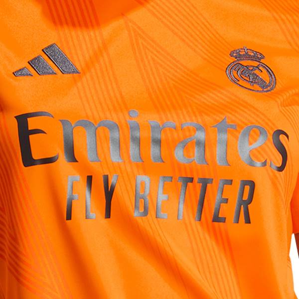 Jersey Real Madrid 2024/25 Away Adidas Football Kit Orange | Jersey-437