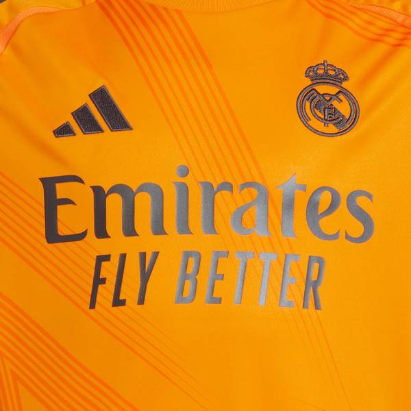 Jersey Real Madrid 2024/25 Away Adidas Football Kit Orange | Jersey-438