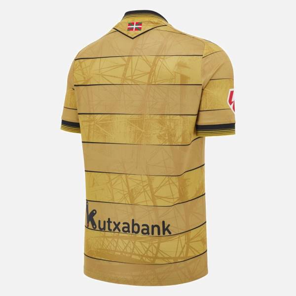 Jersey Real Sociedad 2024/25 Away Macron Football Kit Gold | Jersey-441