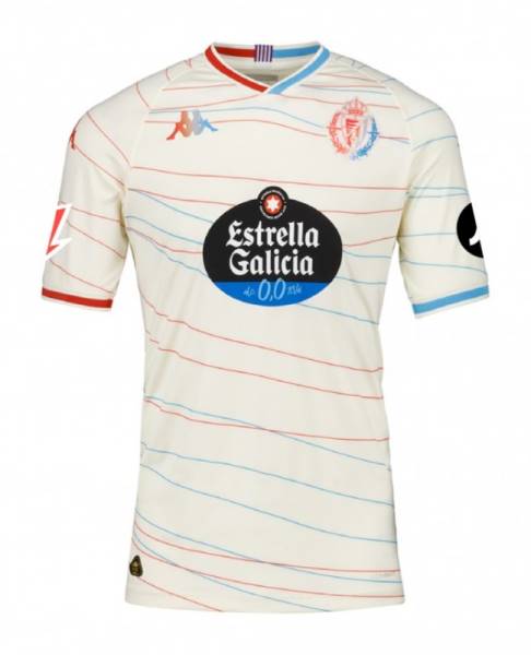 Jersey Real Valladolid 2024/25 Away Kappa Football Kit White | Jersey-447