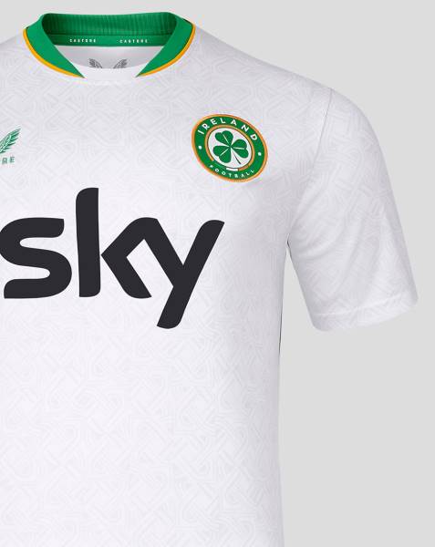 Jersey Republic of Ireland 2024 Away Castore Football Kit White | Jersey-205