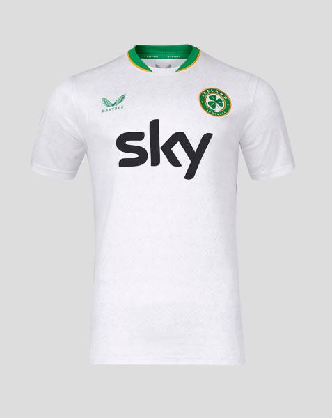 Jersey Republic of Ireland 2024 Away Castore Football Kit White | Jersey-205