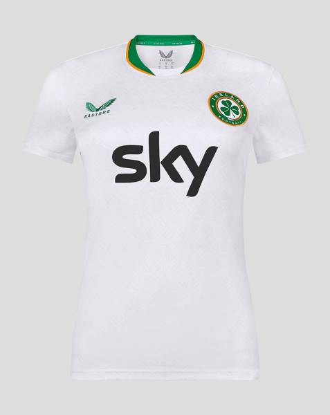 Jersey Republic of Ireland 2024 Away Castore Football Kit White | Jersey-206