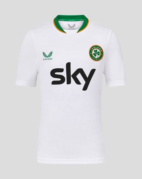 Jersey Republic of Ireland 2024 Away Castore Football Kit White | Jersey-207