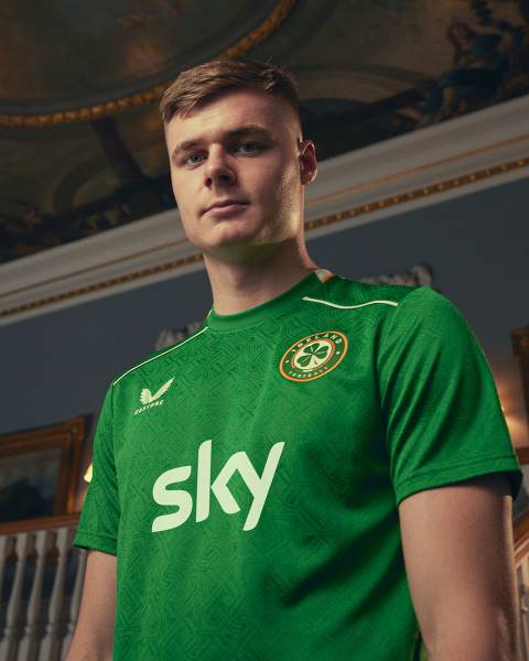 Jersey Republic of Ireland 2024 Home Castore Football Kit Green | Jersey-201