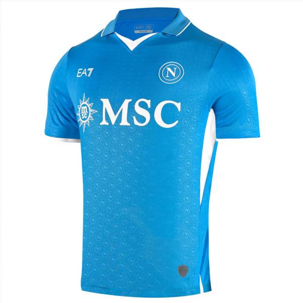 Jersey SSC Napoli 2024/25 Home Match EA7 Football Kit Blue | Jersey-519