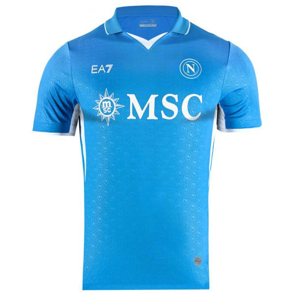 Jersey SSC Napoli 2024/25 Home Match EA7 Football Kit Blue | Jersey-519