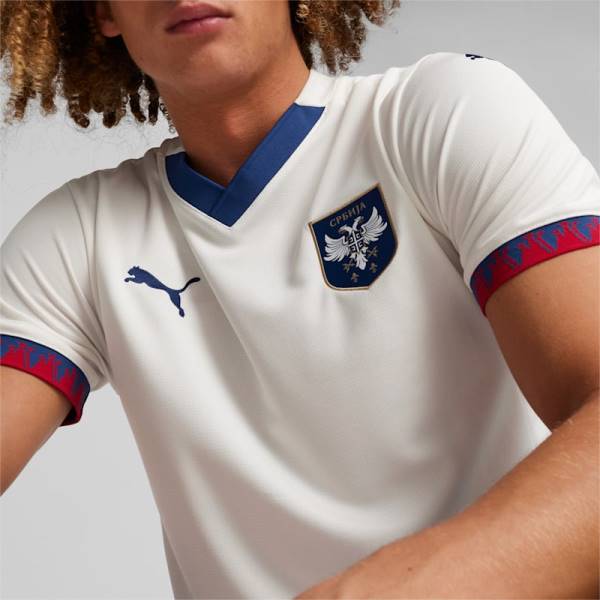 Jersey Serbia Football 2024 Away Kit White | Jersey-16