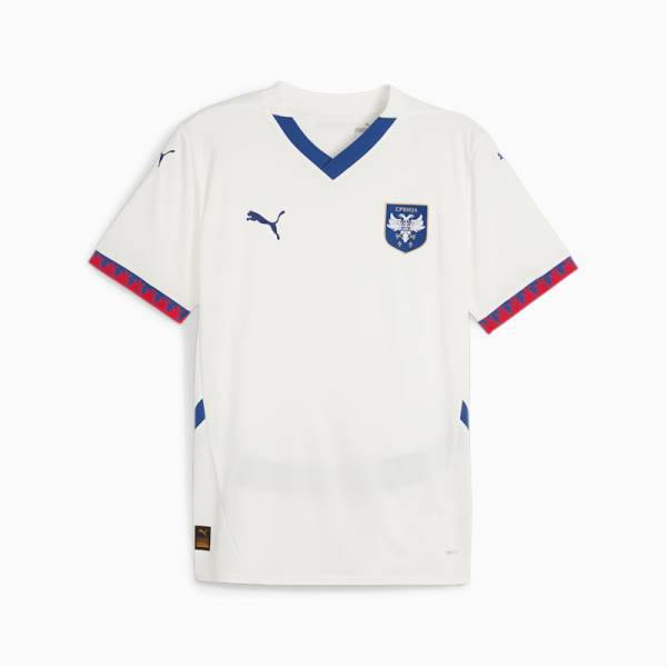 Jersey Serbia Football 2024 Away Kit White | Jersey-16