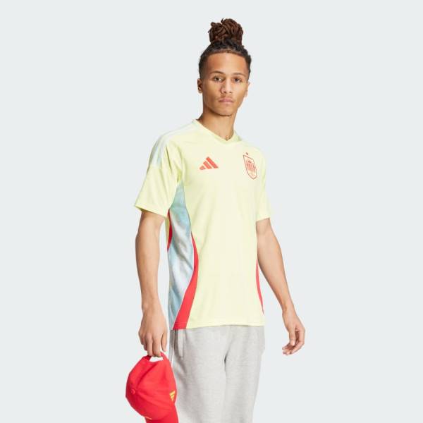 Jersey Spain 2024 Away Adidas Football Stadium Kit Yellow | Jersey-119