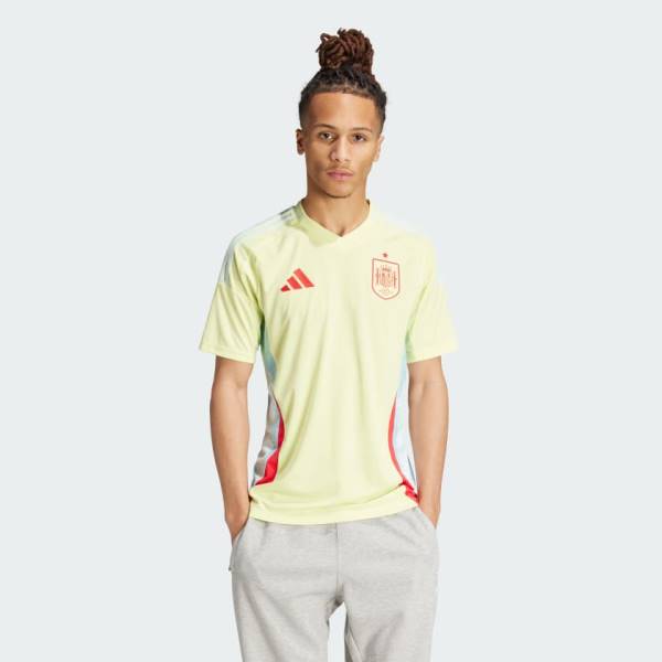 Jersey Spain 2024 Away Adidas Football Stadium Kit Yellow | Jersey-119