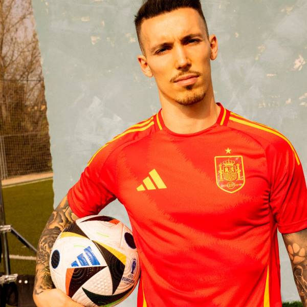 Jersey Spain 2024 Home Adidas Football Match Kit Red | Jersey-115