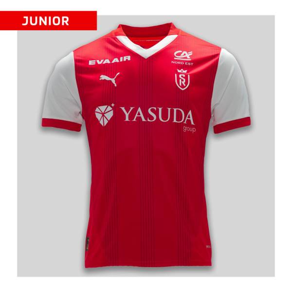 Jersey Stade De Reims 2024/25 Home Puma Football Kit Red / White | Jersey-705